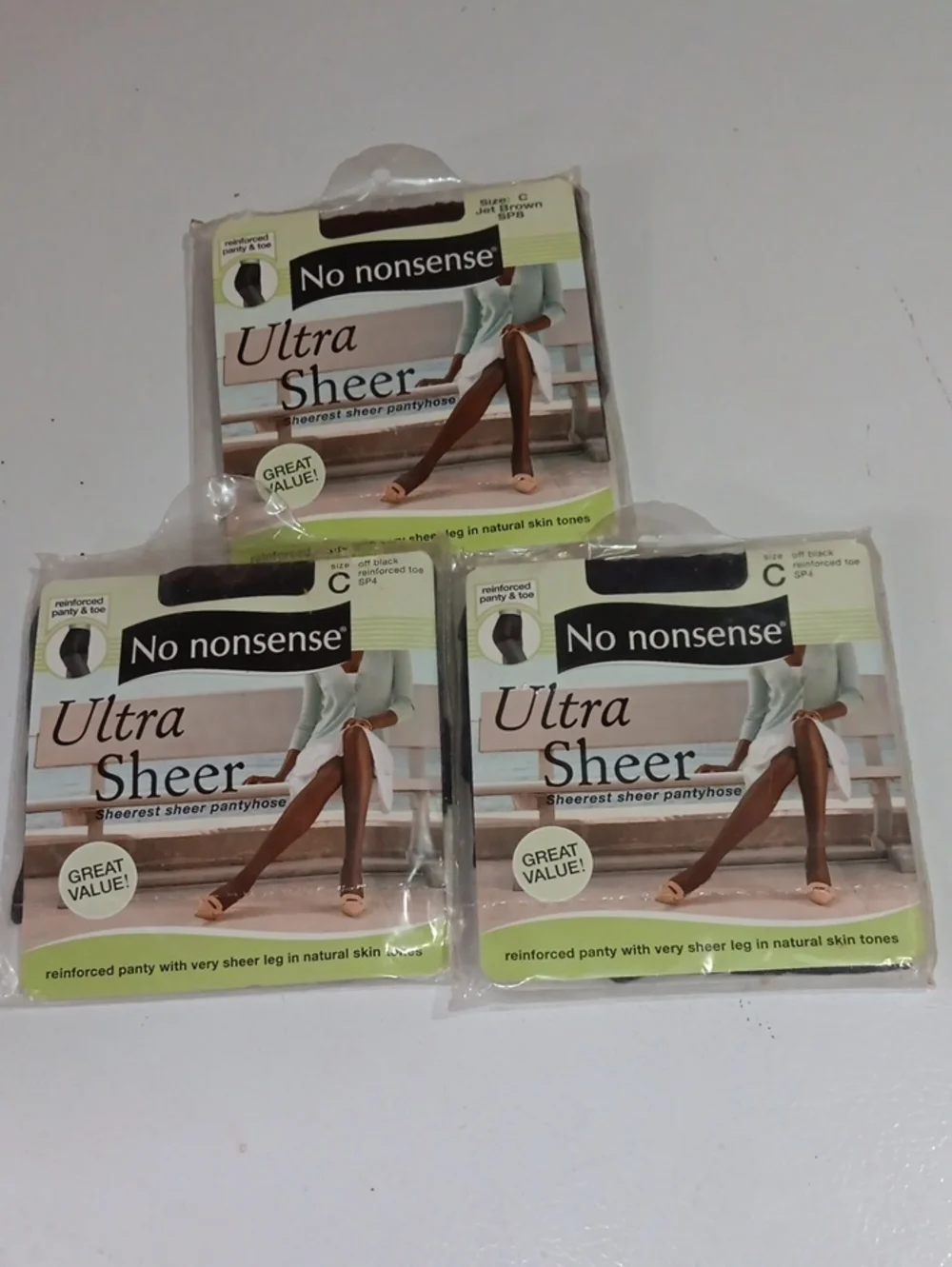 Vintage No Nonsense Ultra Sheer Pantyhose New In Pkg